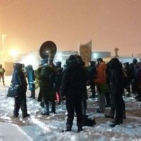 Manifestation de solidarité du Nouvel An devant les prisons à Laval et retour sur la situation à Leclerc