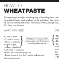 How To: Wheatpaste