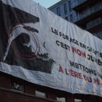 Banner Drop Against Junex