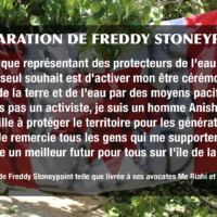 Déclaration de Freddy Stoneypoint